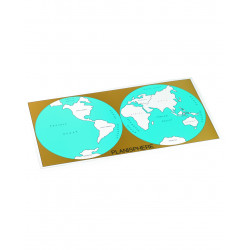 PLANISFERO, CARTINA CONTINENTI, INGLESE  (PER GM221BS01) PLANISFERO, CARTINA CONTINENTI, INGLESE  (PER GM221BS01)