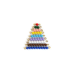 COLORED BEAD STAIR 1-9: 1 SET COLORED BEAD STAIR 1-9: 1 SET
