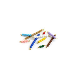 COLORED BEAD STAIR 1-10, 1 SET COLORED BEAD STAIR 1-10, 1 SET