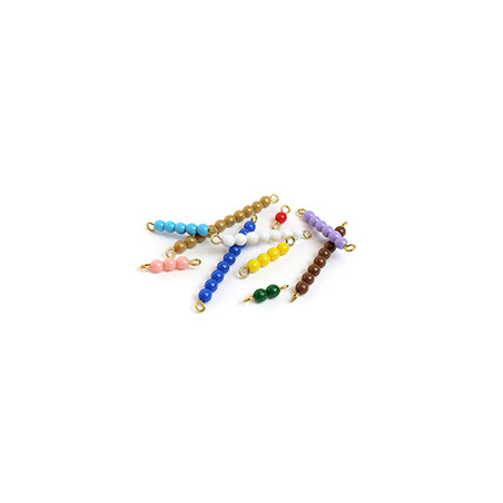 COLORED BEAD STAIR 1-10, 1 SET COLORED BEAD STAIR 1-10, 1 SET