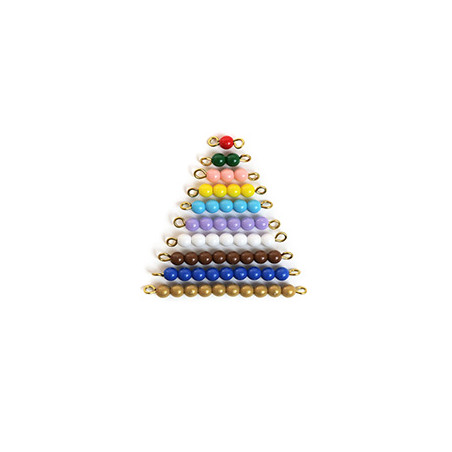 COLORED BEAD STAIR 1-10, 1 SET COLORED BEAD STAIR 1-10, 1 SET