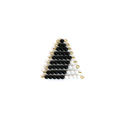 BLACK AND WHITE BEAD STAIR: 1 SET BLACK AND WHITE BEAD STAIR: 1 SET