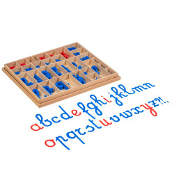 MOVABLE ALPHABET: EUROPEAN CURSIVE W/BOX MOVABLE ALPHABET: EUROPEAN CURSIVE W/BOX