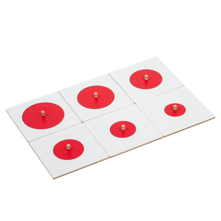 INCASTRI DELLE FIGURE GEOMETRICHE: ROSSO E BIANCO