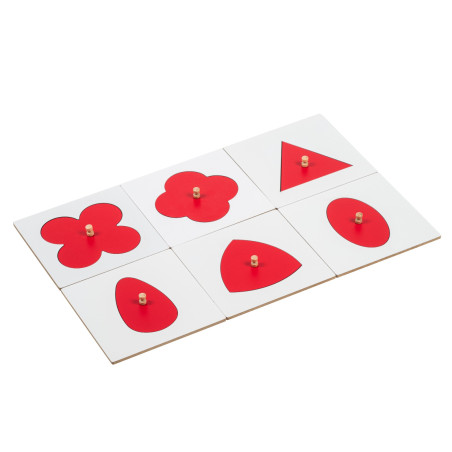 INCASTRI DELLE FIGURE GEOMETRICHE: ROSSO E BIANCO