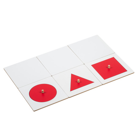 INCASTRI DELLE FIGURE GEOMETRICHE: ROSSO E BIANCO