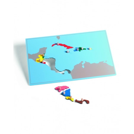 CENTRAL AMERICA PUZZLE MAP