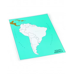 AMERICA DEL SUD, CARTINA STATI, INGLESE AMERICA DEL SUD, CARTINA STATI, INGLESE
