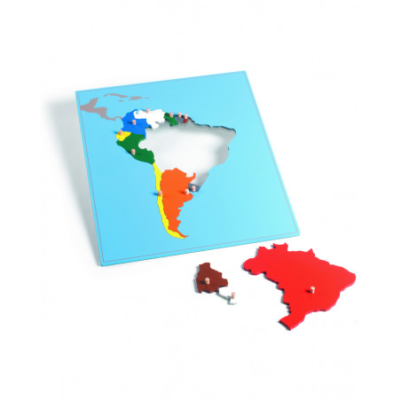 PUZZLE MAP: SOUTH AMERICA