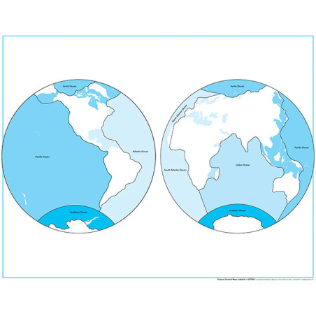copy of PUZZLE MAP OF THE OCEANS