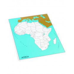 AFRICA, CARTINA STATI, INGLESE AFRICA, CARTINA STATI, INGLESE