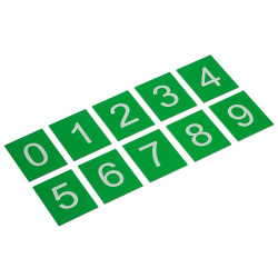 SANDPAPER NUMERALS