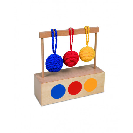 IMBUCARE BOX WITH 3 COLORED KNIT BALLS