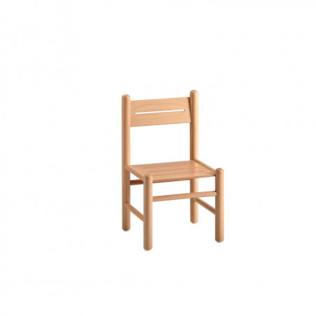 Wooden peg-leg chair