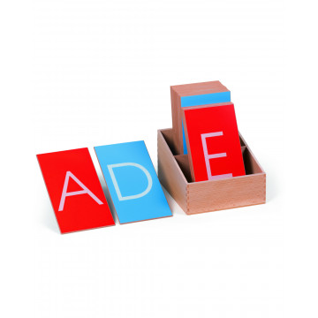 Sandpaper Letters Set SANDPAPER LETTERS: PRINT, UPPER CASE | GAM
