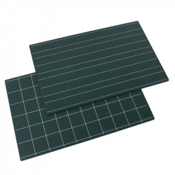 GREENBOARDS WITH DOUBLE LINES AND SQUARE (SET OF 2) GREENBOARDS WITH DOUBLE LINES AND SQUARE (SET OF 2)