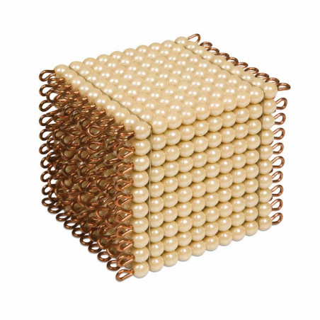 ONE GOLDEN BEAD CUBE OF 1000