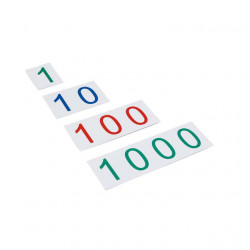 PLASTIC NUMBER CARDS: LARGE, 1-1000 PLASTIC NUMBER CARDS: LARGE, 1-1000