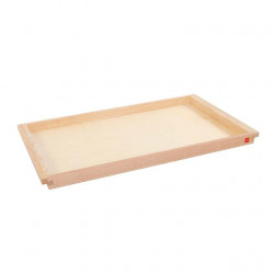 WOODEN TRAY, LARGE, 25 X 43 X 2 CM WOODEN TRAY, LARGE, 25 X 43 X 2 CM