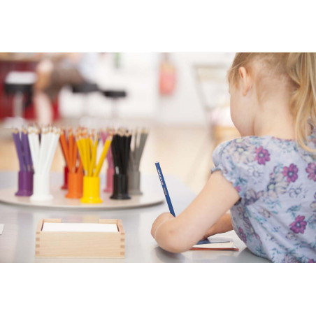 Portamatite colorati Montessori