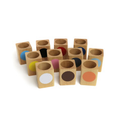 COLORED INSET PENCIL HOLDERS: SET OF 11 COLORED INSET PENCIL HOLDERS: SET OF 11