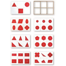 INCASTRI DELLE FIGURE GEOMETRICHE: ROSSO E BIANCO INCASTRI DELLE FIGURE GEOMETRICHE: ROSSO E BIANCO