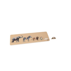 TODDLER PUZZLE: 5 WILD ANIMALS TODDLER PUZZLE: 5 WILD ANIMALS