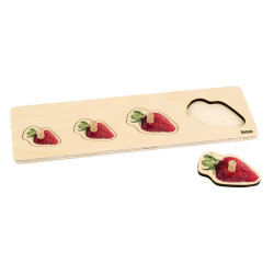 TODDLER PUZZLE: 4 STRAWBERRIES TODDLER PUZZLE: 4 STRAWBERRIES