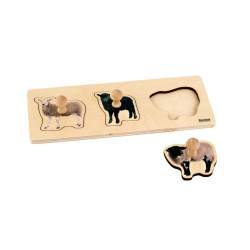 TODDLER PUZZLE: 3 SHEEP TODDLER PUZZLE: 3 SHEEP