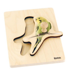 TODDLER PUZZLE: PARAKEET TODDLER PUZZLE: PARAKEET