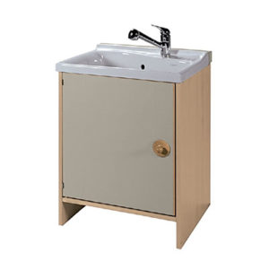 WASH BASIN UNIT WITH SHOWER ATTACHMENT
